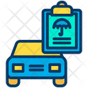 Car Contract Document Icon