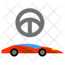 Handle Car Controller Icon