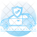 Car Protection Car Safety Car Insurance Icon