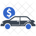 Auto Loan Car Price Icon