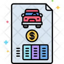 Car Loan Vehicle Loan Custom Finance Plan Icon