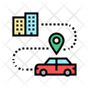 Car Direction Tracking Icon