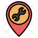 Car Repair Placeholder Pin Pointer Gps Map Location Icon