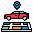 Car Map Car Location Map Icon