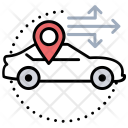 Car Tracking System Icon