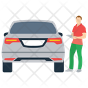 Car Owner Car Agent Car Key Icon