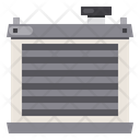 Car Heater Radiator Icon