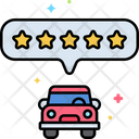 Car Rating Car Review Car Rate Icon