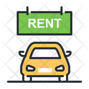 Car Rent Transport Service Icon