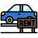 Car Rental Car Rent Rent A Car Icon