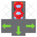 Car Road Direction Icon