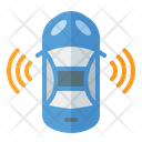 Car Sensor Automation Autopilot Mode Icon