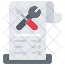 Car Service Bill  Icon
