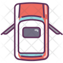 Car, Service, Vehicle, Travel, Top, View Icon