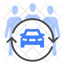 Car Sharing Icon