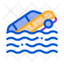 Car Sinking Icon