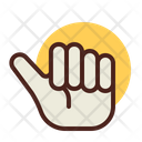 Car Stop Hand Gesture Icon