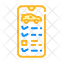 Car Tasklist Phone Checklist Icon