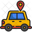 Car Tracking Navigation Icon