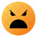Cara Enojada Con La Boca Abierta Emoji Cara Icono