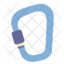 Carabiner Camp Hiking Icon