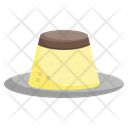 Caramel Custard Pudding Sweet Icon