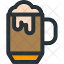 Caramel Ice Cream Icon