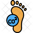 Carbon footprint Icon