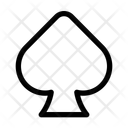 Card Playing Card Sign Spade Sign Icon