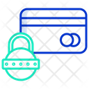 Card Lock Password Block Lock Credit Card Lock Card Icon