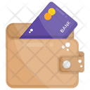 Card Wallet Purse Billfold Wallet Icon