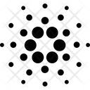 Cardano Coin Cryptocurrency Icon