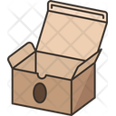 Cardboard Box Packaging Icon