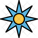 Cardinal Points Compass Compass Rose Icon