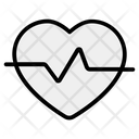 Heartbeat Beating Heart Pulse Rate Icon
