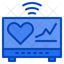 Cardiogram Heart Medical Pulse Ecg Monitor Iot Internet Things Icon