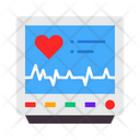 Monitor Electronic Cardiogram Machine Cardiogram Monitor Icon