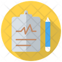 Cardiogram Medical Report Icon