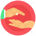 Connecting Hands Care Hand Gesture Icon