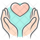 Care Heart Hands Icon