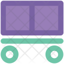 Cargo Trolley Cart Icon