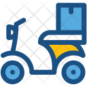 Cargo Bike Scooter Icon