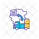 Truck Carry Warehouse Icon