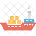 Cargo Ship Shipping Icon