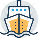 Ship Cruise Boat Icon
