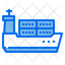 Cargo Container Logistics Icon