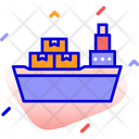 Cargo Ship Shipping Tanker Icon