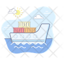Cargo Ship Ship Boat Icon