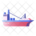 Cargo Ship Transportation Icon