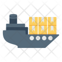 Cargo Ship Container Icon
